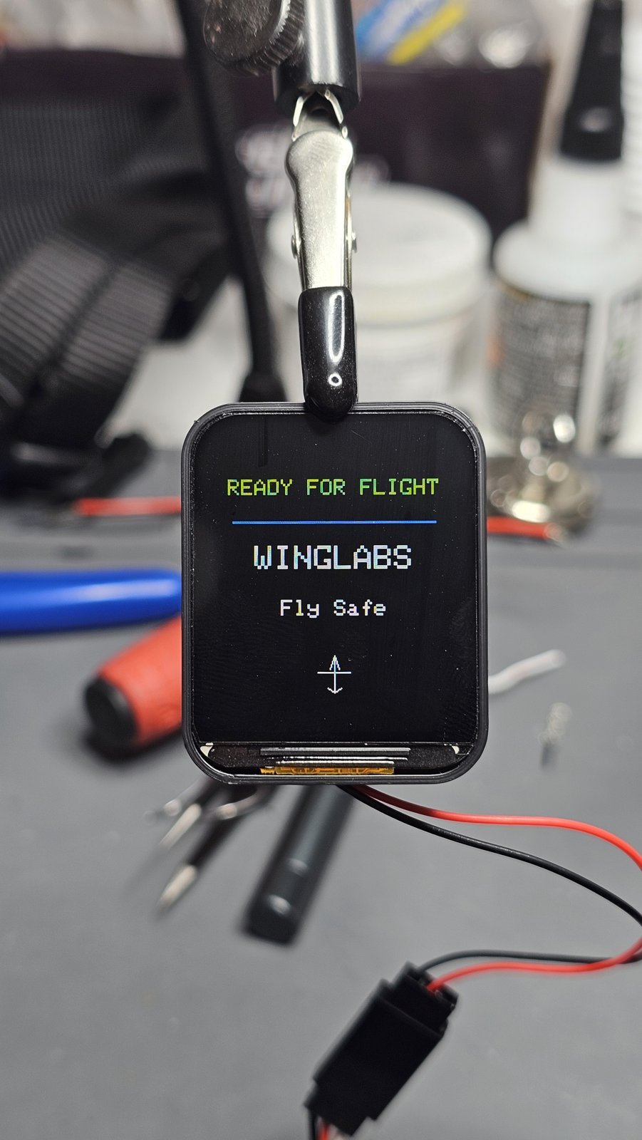 WingLabs attitude indicator ready for flight
